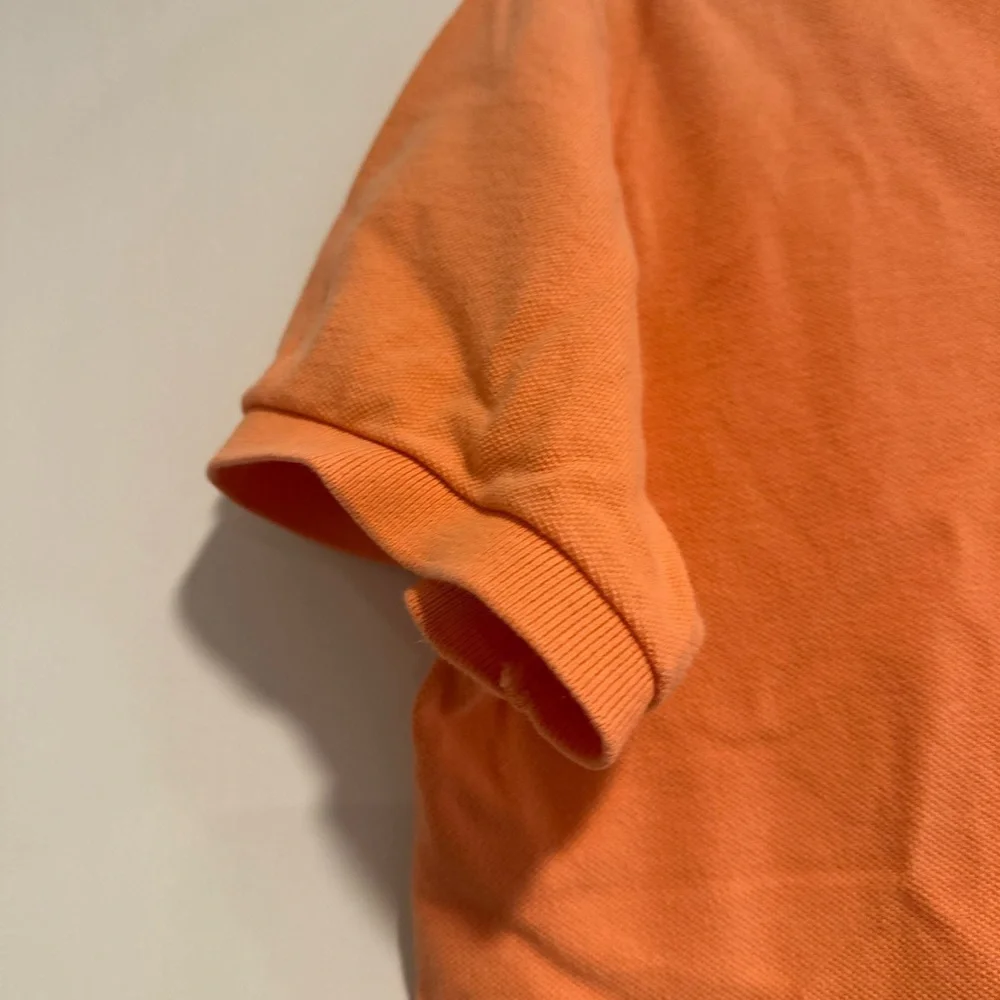 Vintage 90s Mens Size: M Classic Cotton Polo Ralph Lauren Shirt Orange